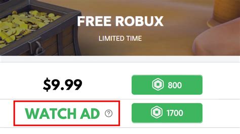 watch ads for free robux.